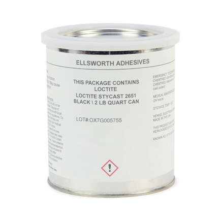 漢高樂泰 STYCAST 2651 環氧密封膠 黑色 1夸脫罐裝