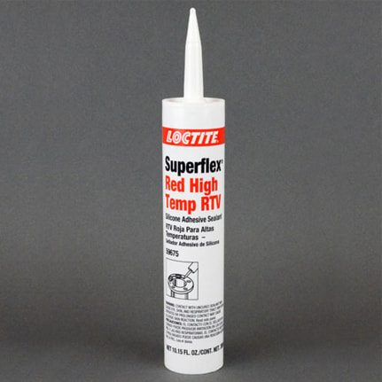漢高樂泰 Superflex 596 RTV高溫有機(jī)硅密封膠 紅色 300毫升 卡筒包裝